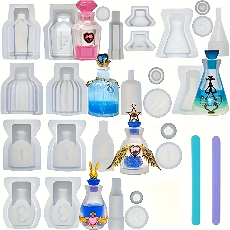 Resin Jewelry Kit - Um conjunto de 5 moldes de