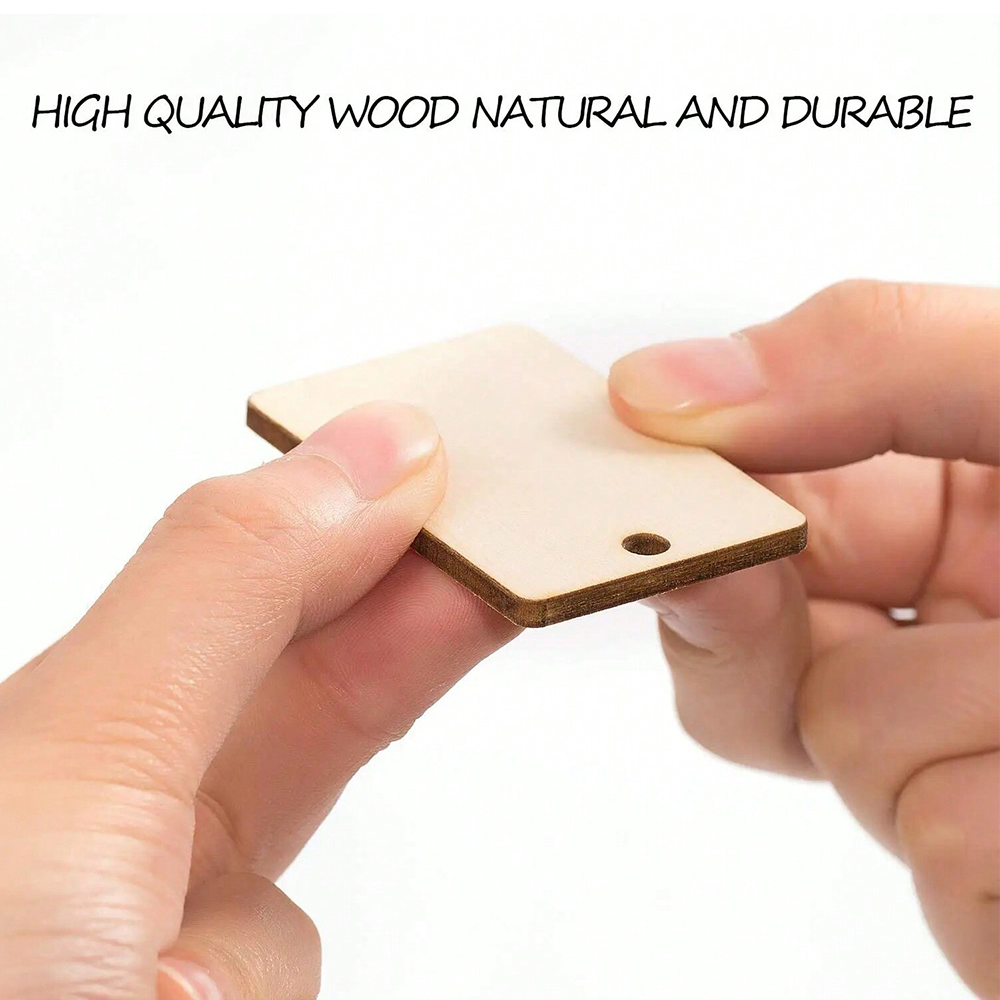 60 pçs chaveiros de madeira em - Wood Ring Blank avaliação e preço
