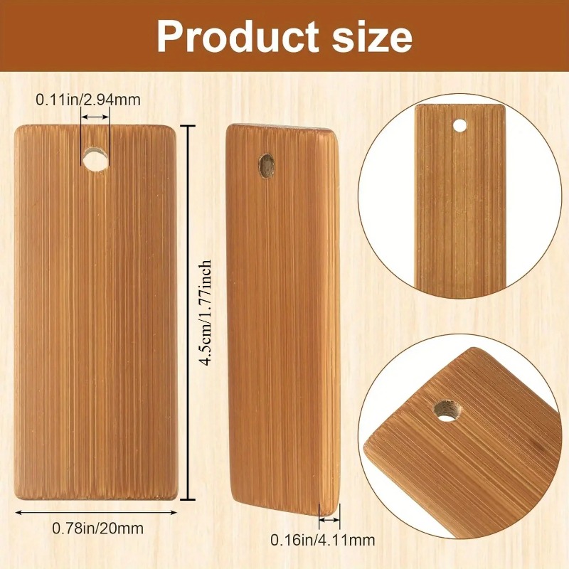 100 Peças de Madeira Natural e - Wood Ring Blank avaliação e preço