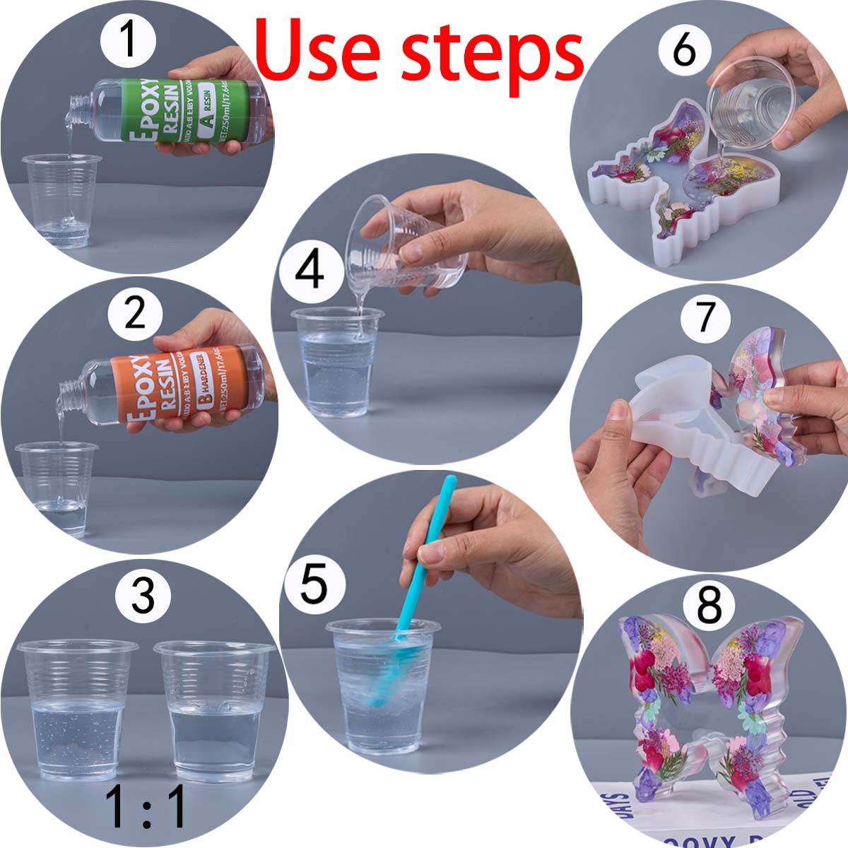 Kit de resina epóxi com propor - Resin Jewelry Kit avaliação e preço
