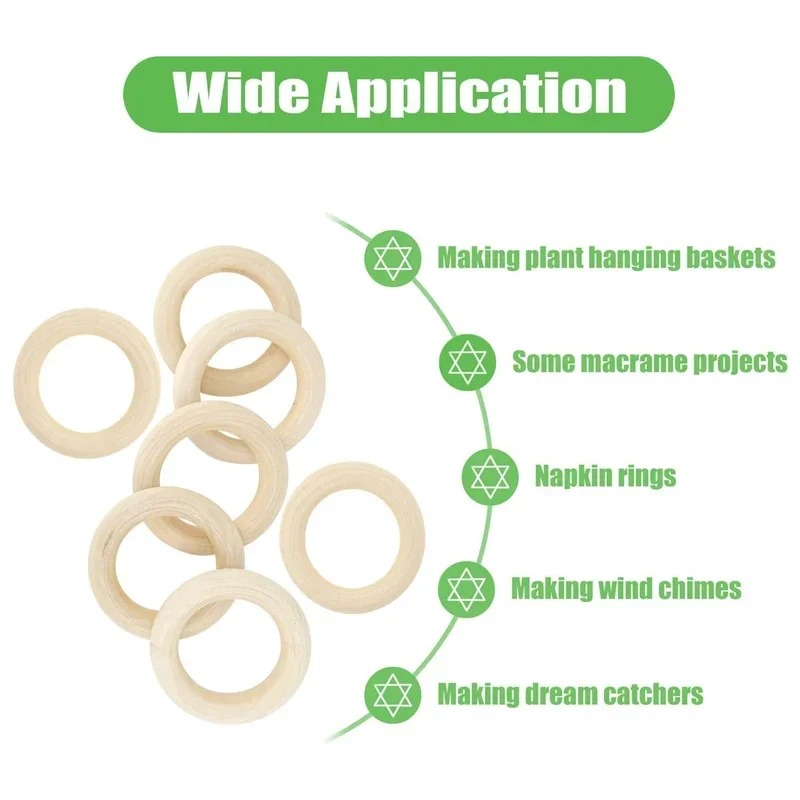 20 peças de Anéis de Madeira N - Wood Ring Blank avaliação e preço