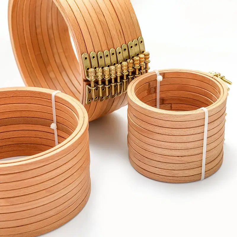 Aros de bordado de madeira de  - Wood Ring Blank avaliação e preço