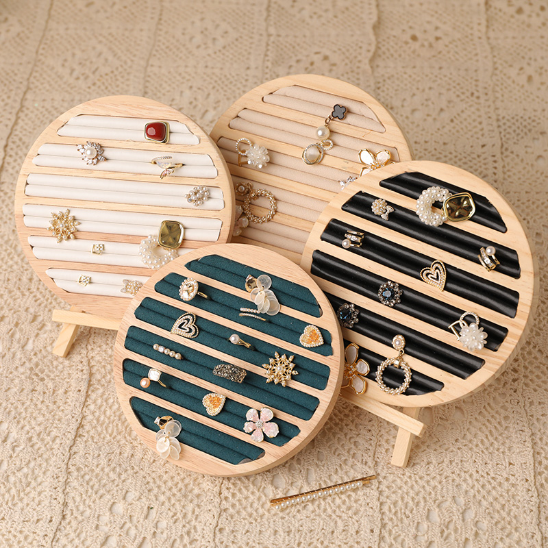 Bandeja de joias em formato re - Wood Ring Blank avaliação e preço