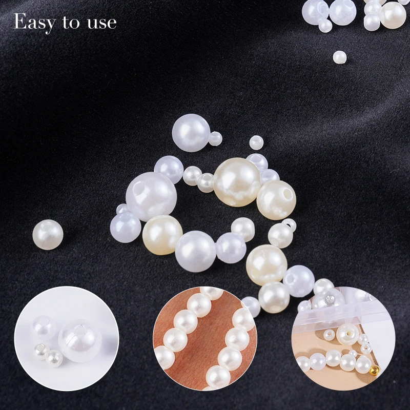 800 pçs artificial falso pérol - Resin Jewelry Kit avaliação e preço