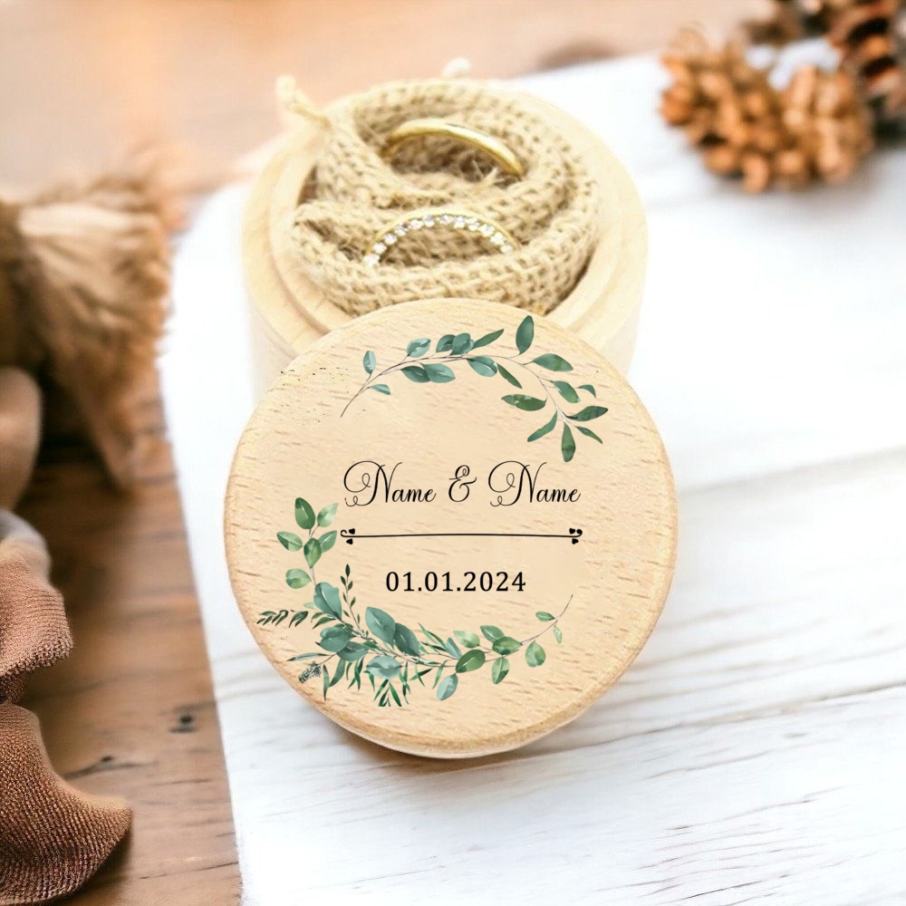 Caixa de anel de casamento per - Wood Ring Blank avaliação e preço