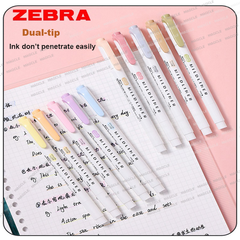 1 pçs zebra wkt7 milfliner ilu - Zebra Pen Mildliner avaliação e preço