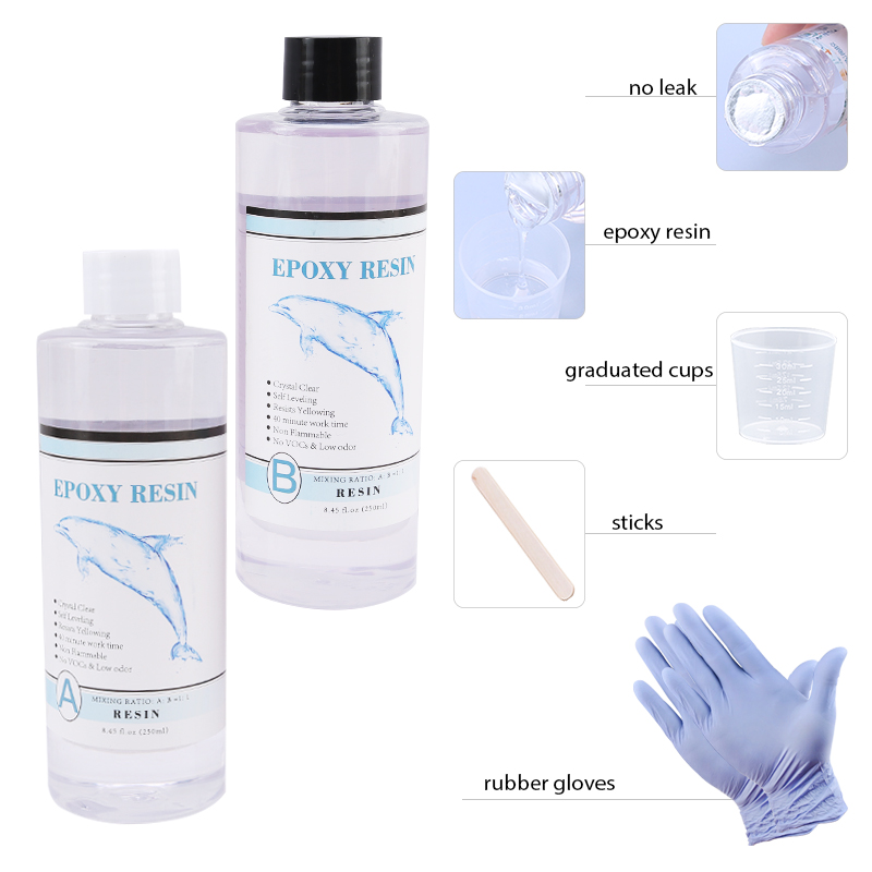 1:1 resina epóxi transparente  - Epoxy Uv Resin Kit avaliação e preço
